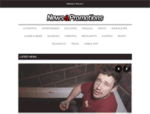 Tablet Screenshot of newsandpromotions.com